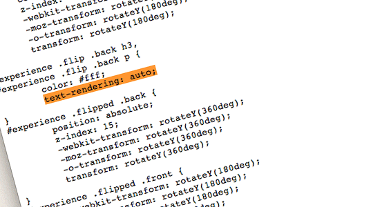 text-rendering